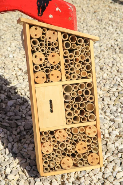 Insect Hotel Bug Hotel Sale Market Stall — Stock Photo, Image