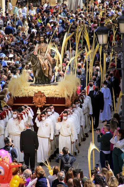 Эльче Аликанте Испания Апреля 2022 Года Иисус Христос Традиционной Процессии — стоковое фото