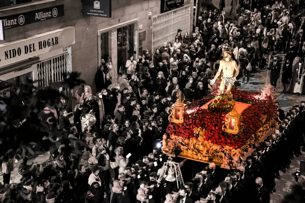 Elche Spanien April 2022 Prozession Der Bruderschaft Cristo Del Perdon — Stockfoto