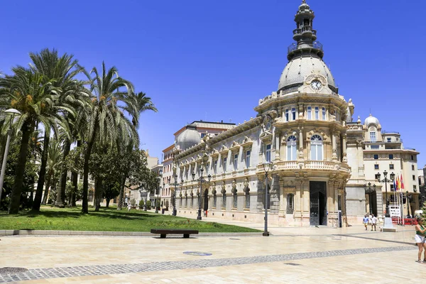 Cartagena Murcia Spanya Temmuz 2022 Güneşli Bir Yaz Gününde Kartagena — Stok fotoğraf