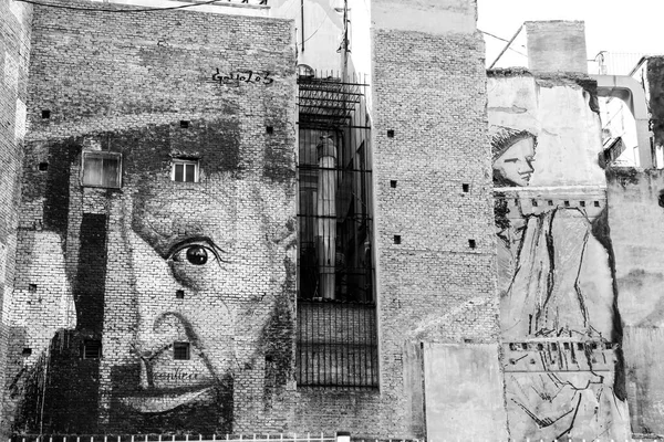 Cartagena Murcia Spain July 2022 Beautiful Paintings Wall Old Buildings — Photo