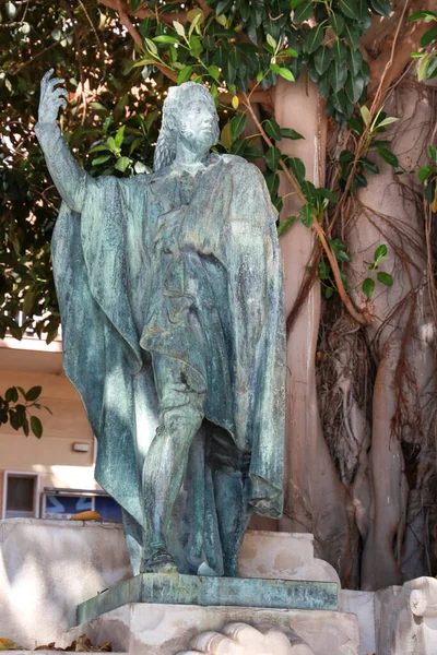 Cartagena Murcia Spanien Juli 2022 Statue Von Isidoro Maiquez Auf — Stockfoto