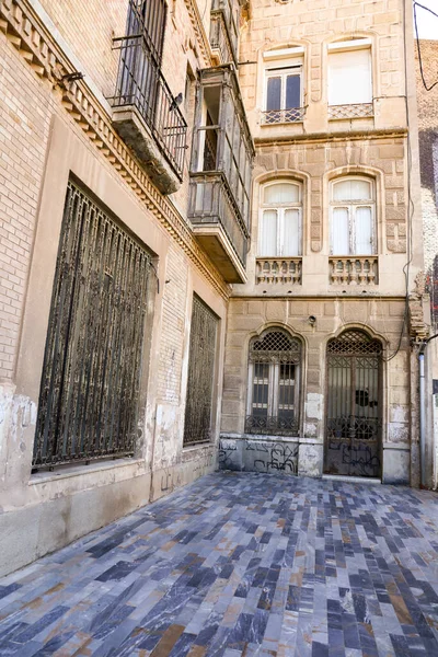 Cartagena Murcia Spain July 2022 Modernist Style Houses Restoration Next —  Fotos de Stock