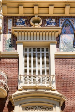 Cartagena, Murcia, İspanya... 17 Temmuz 2022: 19. yüzyılın sonlarında Casa Aguirre rokoko modernisti ve Viktorya tarzı