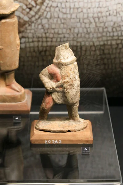 Alicante Spain July 2022 Gladiator Figurines Temporal Exhibition Archaeological Museum — Stockfoto
