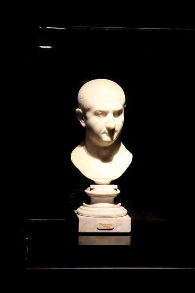 Alicante Spain July 2022 Male Portrait Made Marble Colosseum Exhibited — Stockfoto