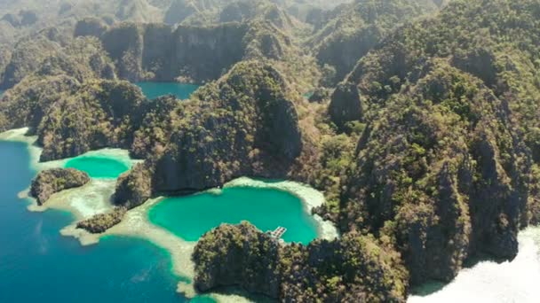 Isla tropical Busuanga, Palawan, Filipinas. — Vídeo de stock