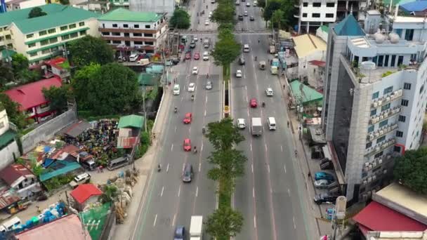 Manille, la capitale des Philippines vue de dessus. — Video