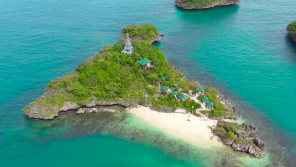 Parque Nacional das Cem Ilhas, Pangasinan, Filipinas — Vídeo de Stock