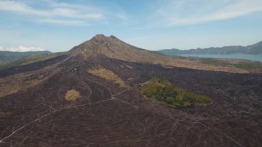 Batur volkanı, Bali, Endonezya.