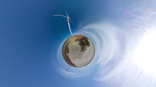スリランカにある風車農場. — ストック動画