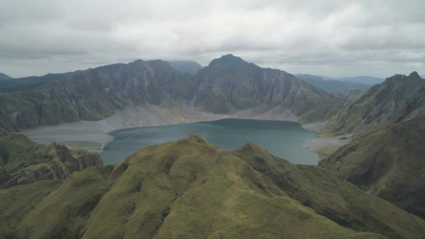 Crater Lake Pinatubo, Filippine, Luzon. — Video Stock