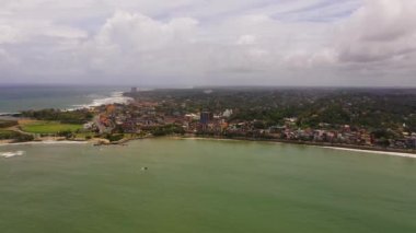 Galle şehrinin en iyi manzarası, Sri Lanka.
