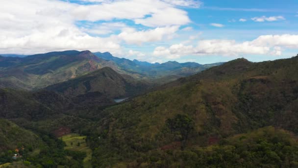 Pemandangan pegunungan di Sri Lanka . — Stok Video
