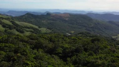 Tropical mountain range and mountain slopes with rainforest. Sri Lanka. Riverston, Sri Lanka.