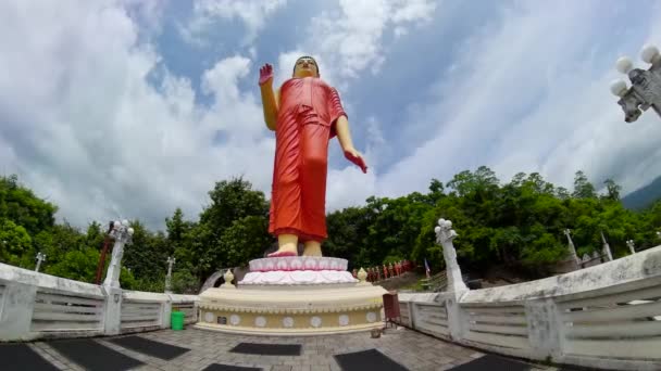 Ranawana Purana Rajamaha Viharaya One Largest One Most Beautiful Temples — Vídeo de stock