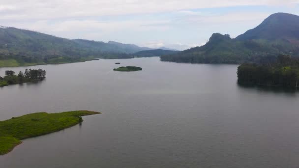 Lake Mountains Tea Estates Plantations Maskeliya Sri Lanka — Video Stock
