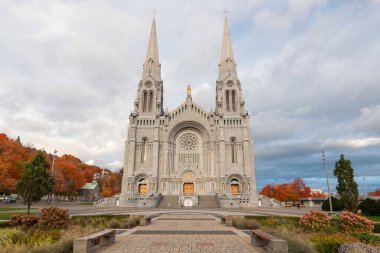 Sainte-Anne-de-Beaupr, Qubec, Kanada 17 Ekim 2021: Saint-Anne-de-Beaupr (Quebec, Kanada).