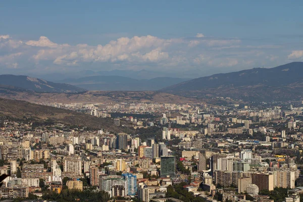 Vista superior de la ciudad de Tiflis, Georgia —  Fotos de Stock