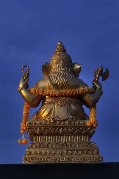 Senhor Ganesha Anoitecer Deus Hindu Sucesso — Fotografia de Stock