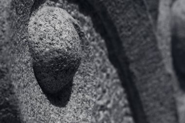 Geleneksel granit heykel. Doğu tarzı.