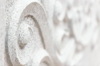 Geleneksel granit heykel. Doğu tarzı.