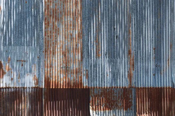 Old Rusty Damaged Galvanized Texture Grunge Texture Old Rusty Metal — Stock Photo, Image
