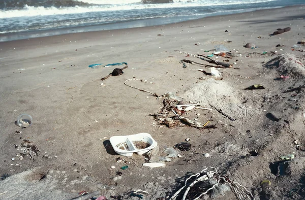 Plastic Waste Eco Living Concept Background Environmentalism Plastic Awareness — Zdjęcie stockowe