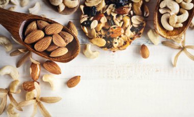 Kopyalama alanı olan fırınlama arkaplanı. Üst görünüm, menü, tarif veya aşçılık dersleri için maket.