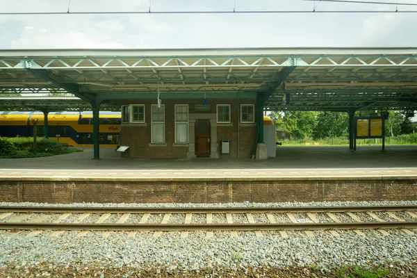 Vrouwen Netherlands August 2017 Vrouwen Railway Station Old Fashioned Structure — Stock Photo, Image