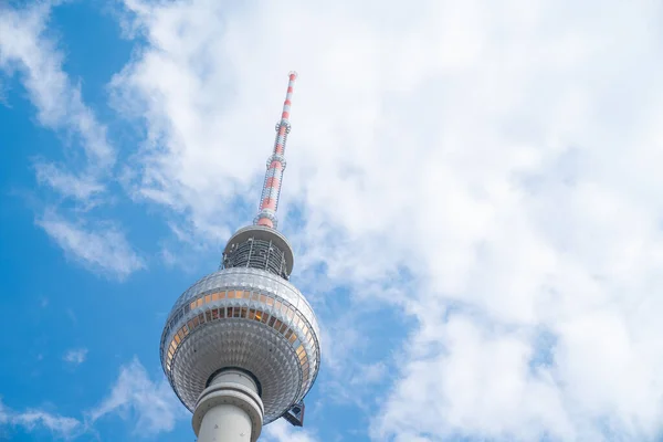 Torre Televisión Berlín Torre 368M Altura Inaugurada 1969 Contiene Restaurante — Foto de Stock