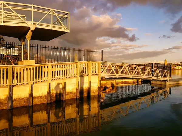Pier Ramp Access Waterside Tauranga New Zealand — Stockfoto