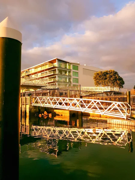 Pier Ramp Access Waterside Tauranga New Zealand — Stockfoto