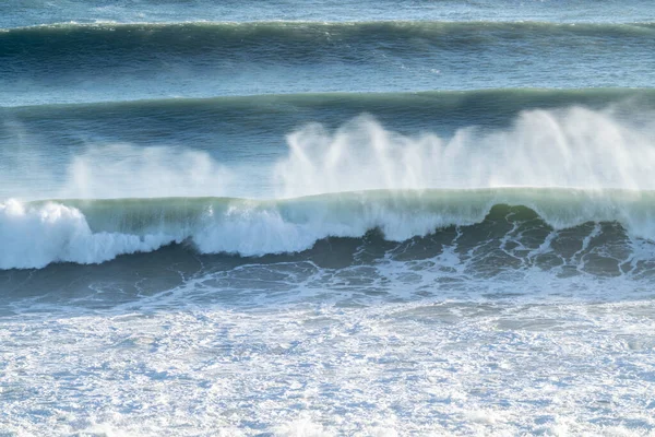 Cyclone Cody Grandes Vagues Gonfle Affluant Séquence Mont Maunganui — Photo