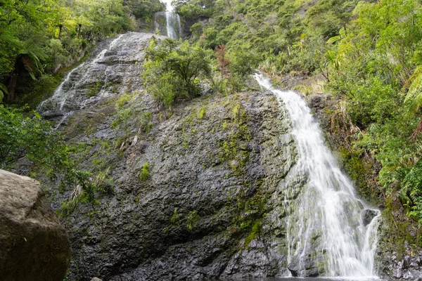 Malerische Waihirere Falls Und Busch Der Route Rund Die Ostküste — Stockfoto