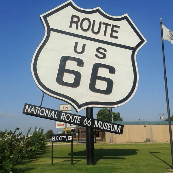 Elk City Usa Februar 2015 Nationales Route Museum Und Großes — Stockfoto