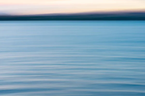 Immagine Sfondo Costiera Dei Colori Del Tramonto Sull Acqua Nel — Foto Stock