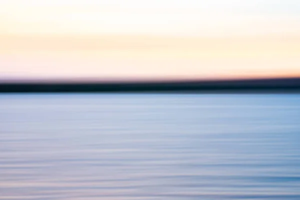 Immagine Sfondo Costiera Dei Colori Del Tramonto Sull Acqua Nel — Foto Stock