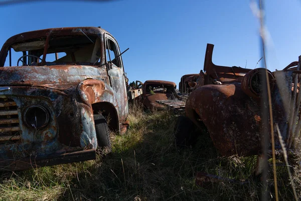 Horopito Neuseeland April 2022 Enorme Fahrzeugtrümmer Kleinen Dorf Horopito — Stockfoto