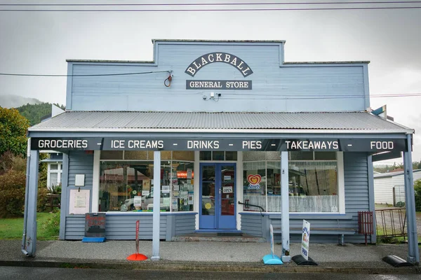 Blackball New Zealand May 2022 Street Scene General Store Building — стокове фото