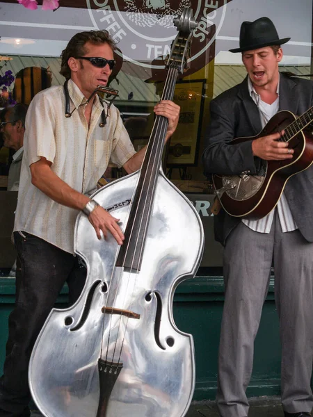 Seattle Usa July 2008 Buskers Seattle City Performing Earnings — Foto Stock