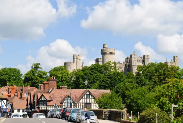 Arundel United Kingdom Червня 2009 Street Scene Small Sussex Town — стокове фото