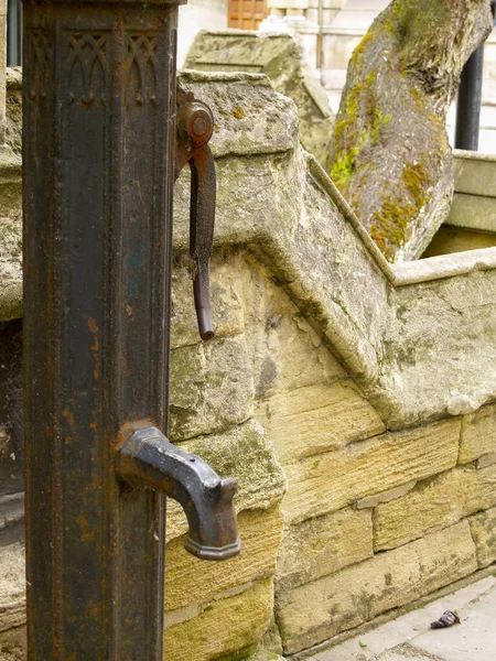 Historische Handpompen Oxford Stad Gemaakt Gietijzer — Stockfoto