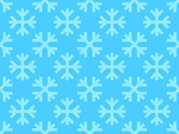 Flocos Neve Sem Costura Padrão Neve Caída Arte Linha Floco — Vetor de Stock