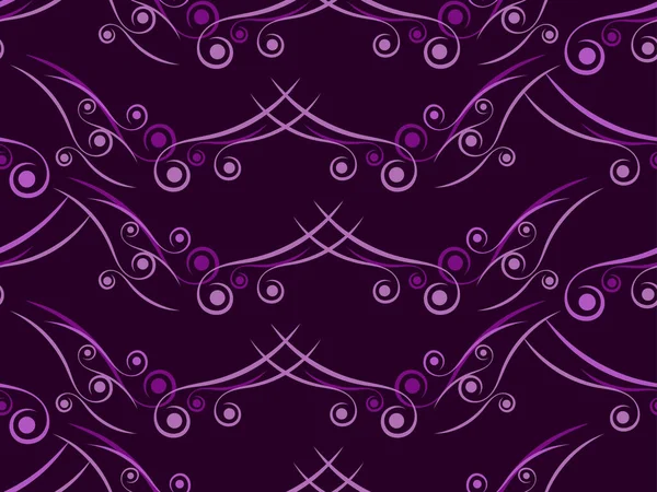 Art Deco Seamless Pattern Swirls Vintage Background Art Nouveau Style — стоковый вектор