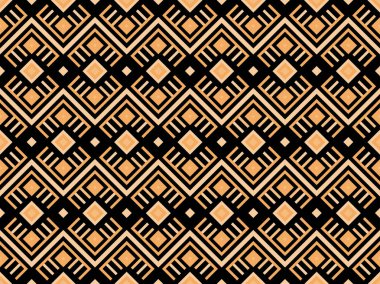 Sanat deco tarzında geometrik kusursuz desen. Altın çizgiler deseni, klasik doğrusal stil. Duvar kağıtları, afişler, posterler ve reklam pazarlama için bir şablon tasarlayın. Vektör illüstrasyonu