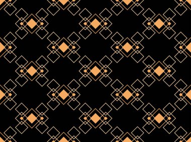 Sanat deco tarzında geometrik kusursuz desen. Altın çizgiler deseni, klasik doğrusal stil. Duvar kağıtları, afişler, posterler ve reklam pazarlama için bir şablon tasarlayın. Vektör illüstrasyonu