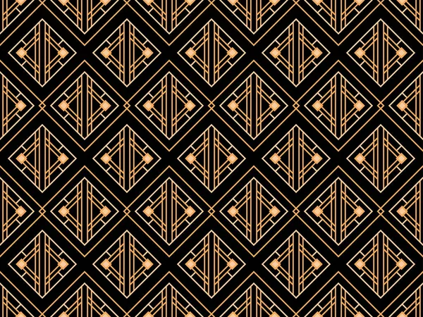 Motif Géométrique Sans Couture Dans Style Art Déco Modèle Lignes — Image vectorielle