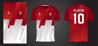 football jersey sport design template