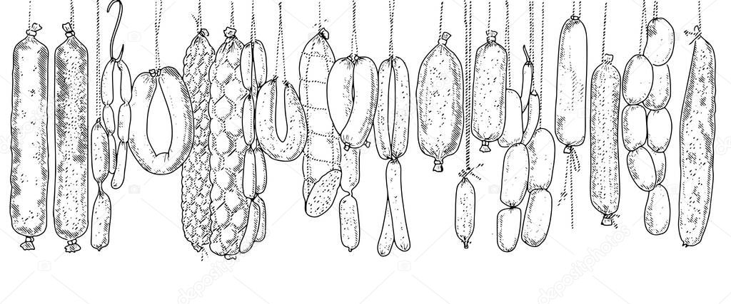 Sausage and sausage products